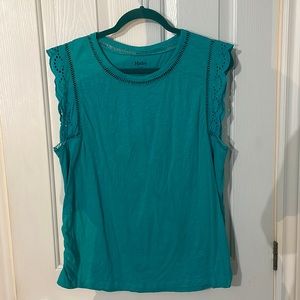 XL Teal Hatley tank top